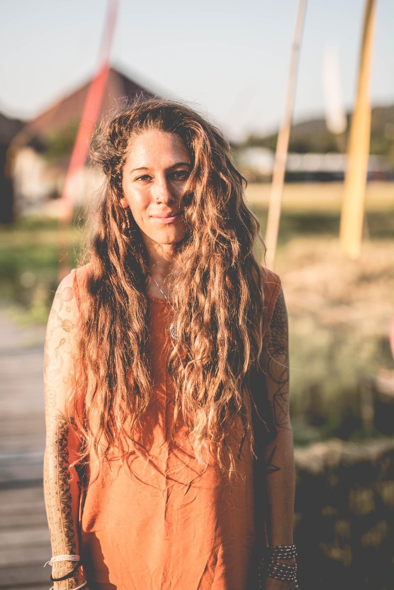 Portrait of Echo in warm golden light